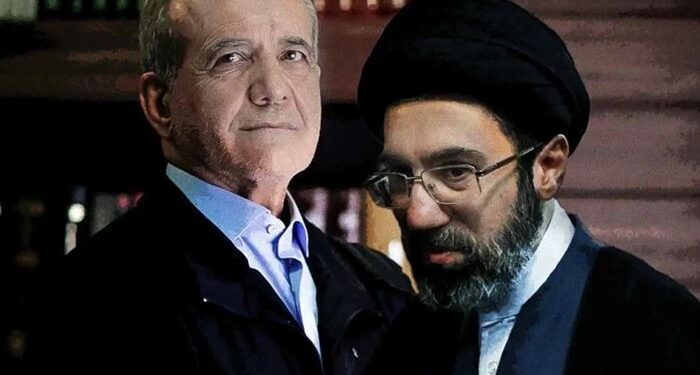 سبع ساعات خلف الأبواب المغلقة.. ماذا ناقش بزشكيان مع مجتبى خامنئي؟