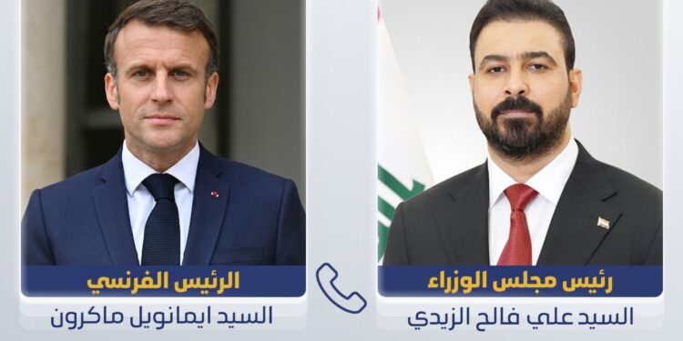الزيدي وماكرون يبحثان شراكة اقتصادية وأمنية.. العراق يحدد موعداً نهائياً لانسحاب التحالف