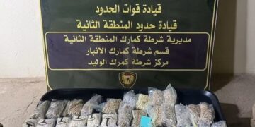 إحباط تهريب 45 ألف حبة كبتاغون داخل شاحنة قادمة من دولة مجاورة