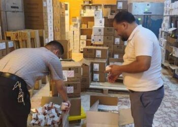 ضبط أكثر من نصف مليون مادة دوائية وطبية مخالفة داخل مخزن ببغداد