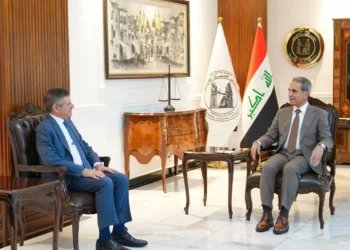 القاضي زيدان يبحث مع القائم بأعمال السفارة الأمريكية تنفيذ حصر السلاح بخطة تبناها الإطار
