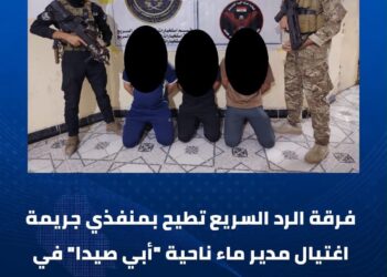 خيوط الجريمة تنكشف.. الرد السريع يطيح بثلاثة متهمين باغتيال مدير ماء أبي صيدا