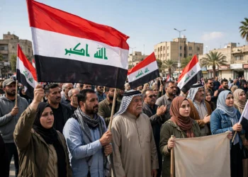 التظاهرة الـ50 تفتح ملف الـ317 من جديد.. أصحاب العقود يحاصرون بغداد بالمطالب