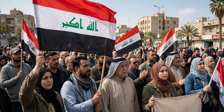 التظاهرة الـ50 تفتح ملف الـ317 من جديد.. أصحاب العقود يحاصرون بغداد بالمطالب
