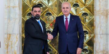 الحلبوسي في أنقرة.. التقى فيدان ودعا نظيره التركي لزيارة بغداد
