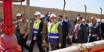 النفط تعلن بدء التشغيل التجريبي لمشروع السعات الخزنية في مستودع غاز الناصرية