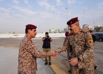 رئيس أركان الجيش يتفقد جاهزية قطعات لواء مغاوير قيادة عمليات كربلاء المقدسة