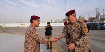 رئيس أركان الجيش يتفقد جاهزية قطعات لواء مغاوير قيادة عمليات كربلاء المقدسة