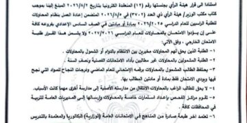 فرصة جديدة لراسبين السادس.. التربية تحدد ضوابط “المحاولات” وموعد التقديم