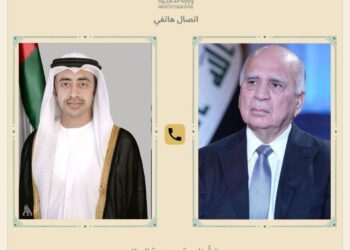 وزير الخارجية ونظيره الإماراتي يبحثان العلاقات العراقية – الخليجية وتطورات المنطقة