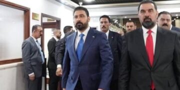 وصول الزيدي والمرشحين إلى مبنى مجلس النواب تمهيدا لعقد جلسة استكمال تشكيل الحكومة